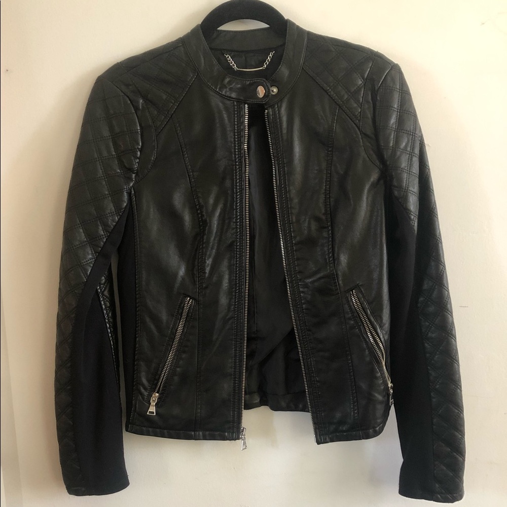EXPRESS leather jacket (S)